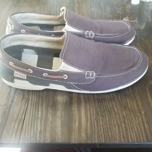 CROCS BEACH LINE CANVAS BOAT SHOES